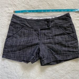 Charcoal dress shorts
